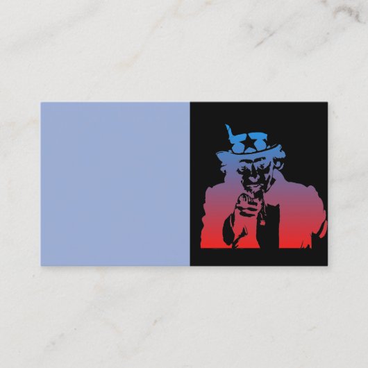 Visite Carte de l'oncle Sam (Devant)