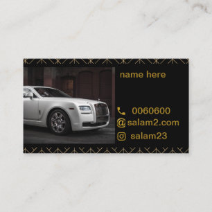 Visite carte de luxe