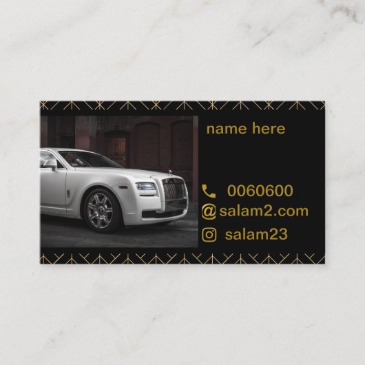 Visite carte de luxe (Devant)