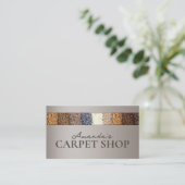 Visite Carte de magasin simple de tapis gris (Debout devant)