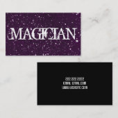 Visite Carte de Magicien (Devant / Derrière)