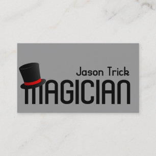 Visite Carte de Magicien de Magie Tour de Poker Divertiss