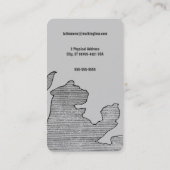 Visite Carte de marche de lion (Dos)