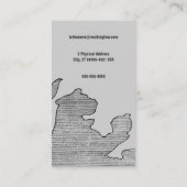 Visite Carte de marche de lion (Dos)