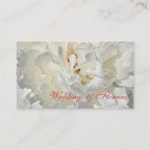 Visite Carte de mariage florale