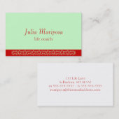 Visite Carte de Mariposa II (Devant / Derrière)