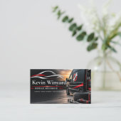 Visite Carte de mécanicien mobile professionnel (Debout devant)