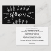 Visite Carte de mèche de soins ultérieurs de baguette (Devant / Derrière)