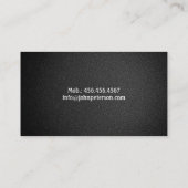 Visite Carte de médecin de famille de thérapeute (Dos)