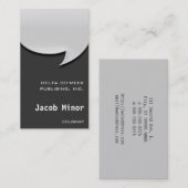 Visite Carte de mémoire à bulles de la parole [3d] (Devant / Derrière)