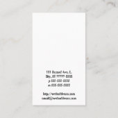 Visite Carte de mémoire à bulles de la parole [3d] (Dos)