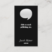 Visite Carte de mémoire à bulles de la parole [3d] (Devant)