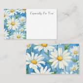 Visite Carte de message Bouquet Bouquet Bouquet Fleur Fai (Devant / Derrière)