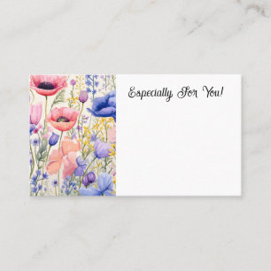 Visite Carte de message Bouquet Bouquet de papillons modi