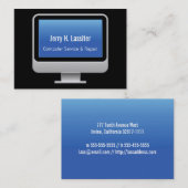 Visite Carte de moniteur (Devant / Derrière)