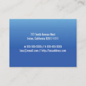 Visite Carte de moniteur (Dos)