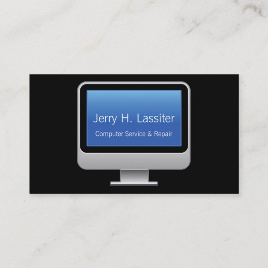 Visite Carte de moniteur (Devant)