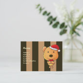Visite Carte de Noël professionnelle (Debout devant)