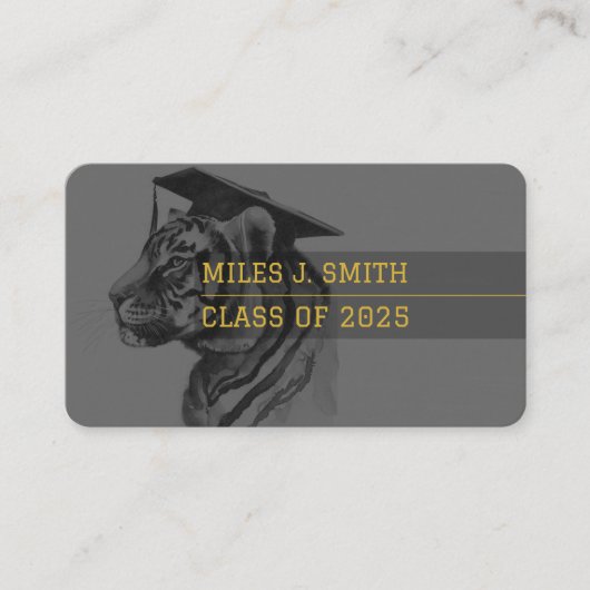 Visite Carte de nom du diplômé (Devant)