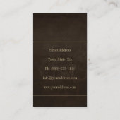 Visite Carte de notaire d'échelle de justice d'avocats (Dos)