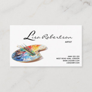 Visite Carte de palette de maître d'école d'aspiration