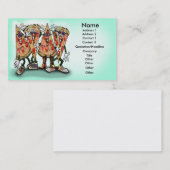 Visite Carte de partie de pizza (Devant / Derrière)