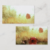 Visite Carte de pavots (Devant / Derrière)