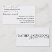 Visite Carte de Photosharing (Devant / Derrière)