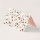 Visite Carte de place blanche en dalle Terrazzo (Dos)