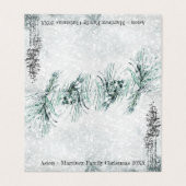 Visite Carte de place de siège de l'invité de la tempête (Extérieur déplié)