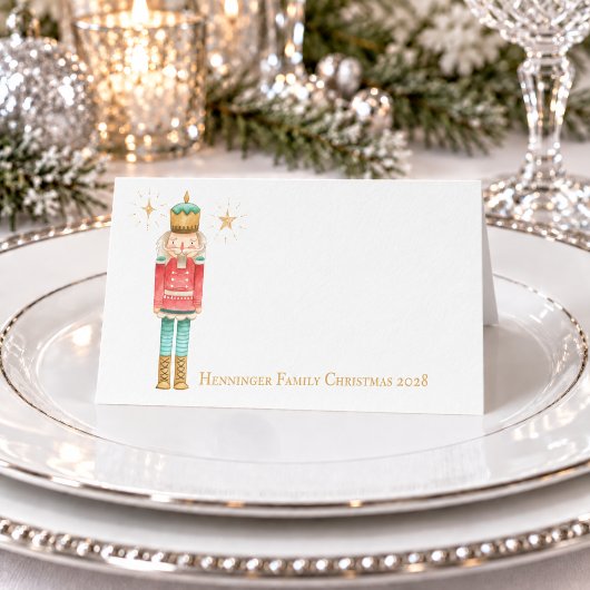 Visite Carte de placement de Noël Everything Nutcracker