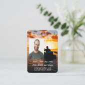 Visite Carte de poche Christian Memorial Kayaking Sport (Debout devant)