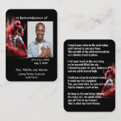 Visite Carte de poche commémorative Baseball Softball Ma (Devant / Derrière)