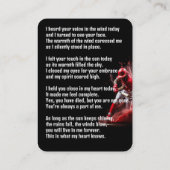 Visite Carte de poche commémorative Baseball Softball Ma (Dos)