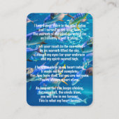 Visite Carte de poche Memorial Aquarium Plongée Poisson t (Dos)