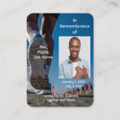 Visite Carte de poche Memorial Athlete Marathon Running R (Devant)