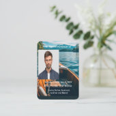 Visite Carte de poche Memorial Bateau de bateau Bateau de (Debout devant)