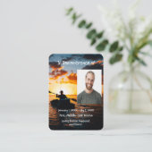 Visite Carte de poche Memorial Kayaking Boat (Debout devant)