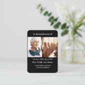 Visite Carte de poche Memorial Yoga (Debout devant)