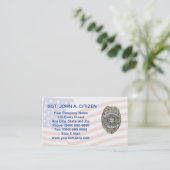 Visite carte de police d'assistant du shérif de police (Debout devant)