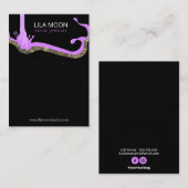 Visite Carte De Porte Pour Boucles D'Oreilles De Résine A (Devant / Derrière)