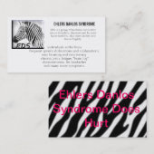 Visite carte de portefeuille d'eds (Devant / Derrière)