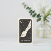 Visite Carte de postcure céleste Tarot noir tatouage (Debout devant)