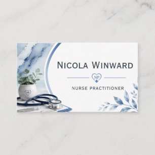 Visite Carte de praticienne infirmière professionnelle
