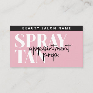 Visite Carte de préparation de bronzage moderne modifiab
