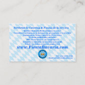 Visite Carte de présentation (Dos)