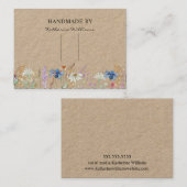 Visite Carte de Présentation de Barrette pour Cheveux | F (Devant / Derrière)