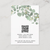 Visite Carte de présentation de bijoux à la gouache moder (Dos)