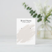 Visite Carte de présentation de bijoux à l'aquarelle marr (Debout devant)