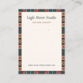 Visite Carte de Présentation de Bijoux de Boucles d'Oreil (Devant)